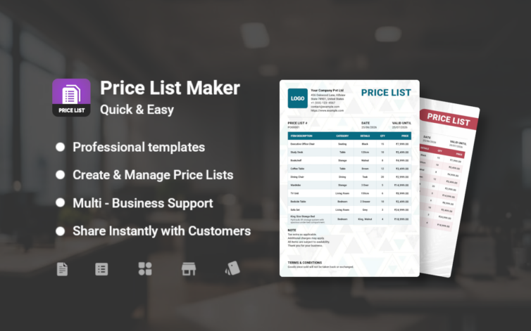 Price List Maker: Quick & Easy